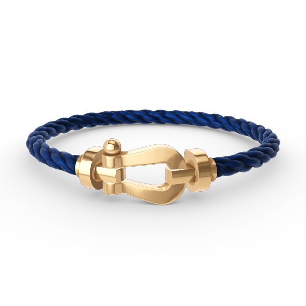 [AURORA]フォース ラージホースシュー ダイヤモンドなしブレスレット ゴールド