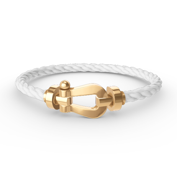 [AURORA]フォース ラージホースシュー ダイヤモンドなしブレスレット ゴールド