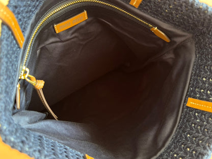 BOLSA TOTE WOVEN 38 MULTICOLOR IN RAFFIA
