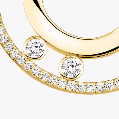 [AURORA]Move Romane Small Diamond Hoop Earrings