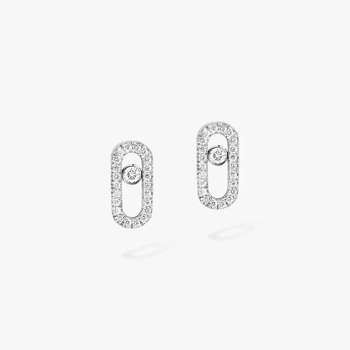 [AURORA]Move Uno Diamond Earrings