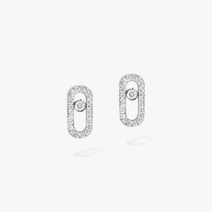 [AURORA]Move Uno Diamond Earrings