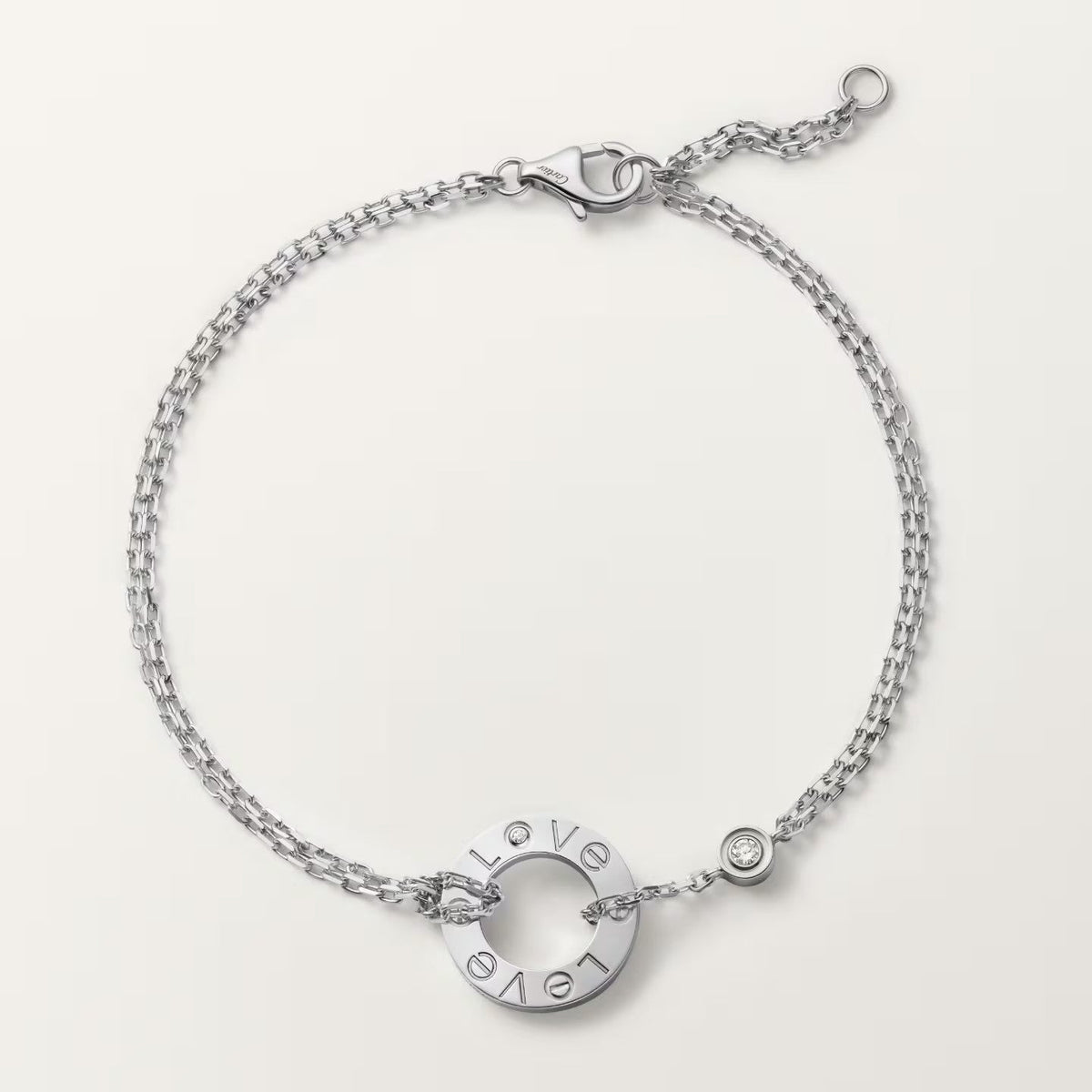 [AURORA]LOVE BRACELET 2 DIAMOND
