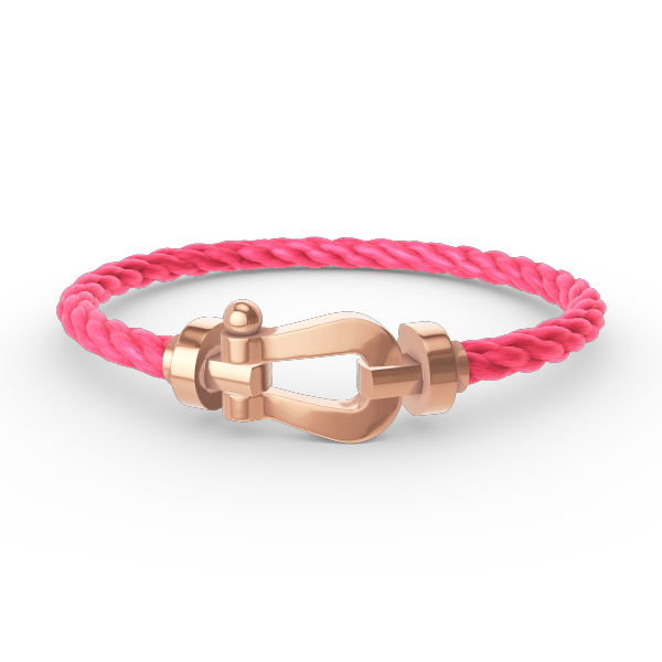 [AURORA]フォース ラージホースシュー ダイヤモンドなしブレスレット ローズゴールド