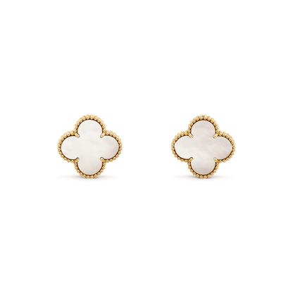 [AURORA]CLOVER MINI GOLD EARRINGS
