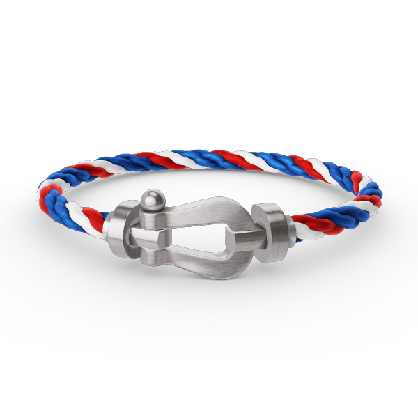 [AURORA]FORCE LARGE HORSESHOE NO DIAMOND BRACELET SILVER
