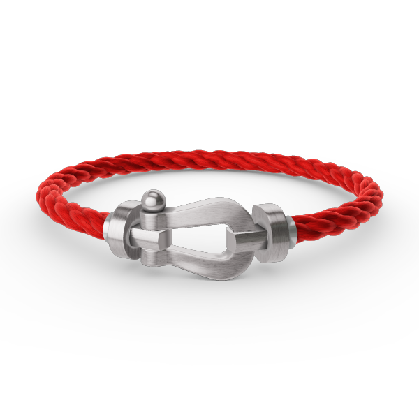 [AURORA]FORCE LARGE HORSESHOE NO DIAMOND BRACELET SILVER